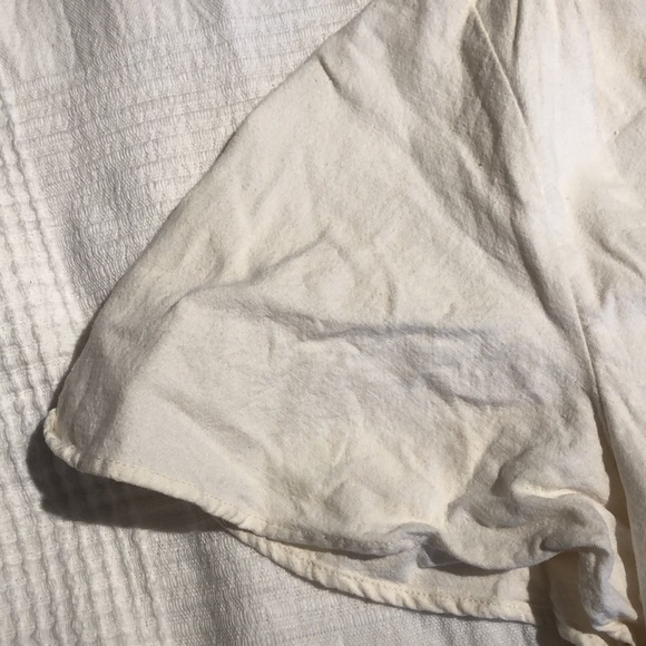 Zara Peplum Linen Blend Shirt - Picture 6 of 9